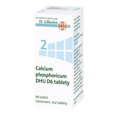 CALCIUM PHOSPHORICUM DHU D5-D30 neobalené tablety 80