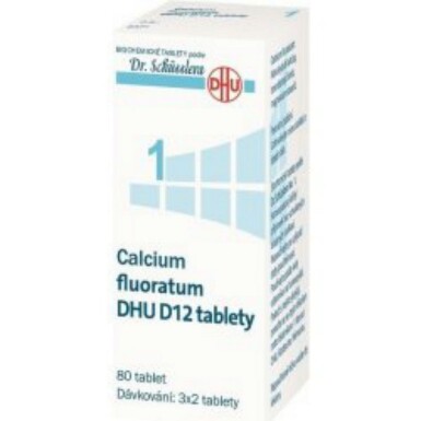 CALCIUM FLUORATUM DHU D5-D30 neobalené tablety 80