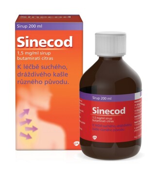 SINECOD 0,15% sirup 200ML