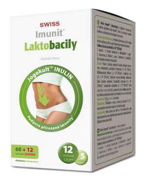 Laktobacily SWISS Imunit tob.60+12 ZDARMA