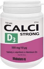 Calci Strong + vit.D3 tbl.150 Vitabalans