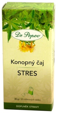 Dr.Popov Čaj konopný Stres n.s.20x1.5g