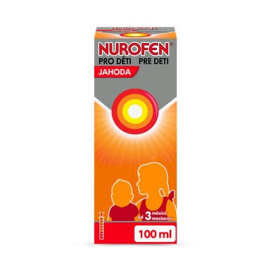 NUROFEN PRO DĚTI JAHODA 20MG/ML perorální SUS 100 ML II