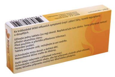 NOLPAZA 20 MG ENTEROSOLVENTNÍ TABLETY perorální enterosolventní tableta 14X20MG