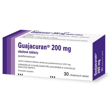 GUAJACURAN perorální obalené tablety 30X200MG
