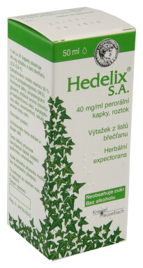 HEDELIX S.A. perorální kapky, roztok 1X50ML