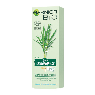 Garnier BIO Fresh Lemongrass vyvažující hydratační krém pro norm. až smíš. pleť 50 ml