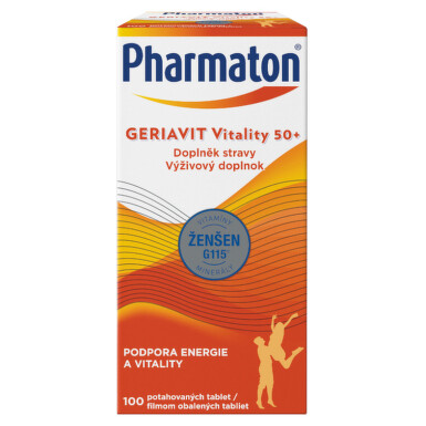 Pharmaton Geriavit Vitality 50+ tbl.100 - SANOFI