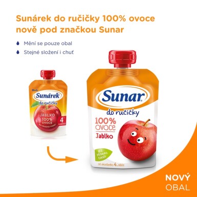 Sunar Do ručičky JABLKO 100g