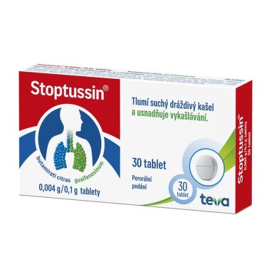 STOPTUSSIN 0,004G/0,1G neobalené tablety 30