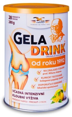 Geladrink plv.280g citrón