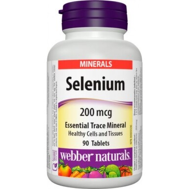 Webber Naturals Selenium 200mcg tbl.90