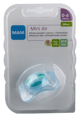 MAM Dudlík Air Mini 0-6 měsíců silikon 1ks