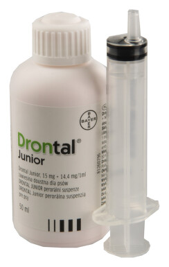 Drontal Junior psy a.u.v.sus.50ml+apl.