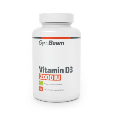 GymBeam Vitamin D3 2000 IU 120 kapslí