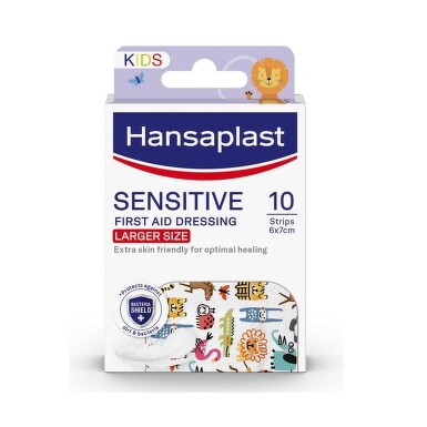 Hansaplast Sensitive Zvířátka large náplast 10ks