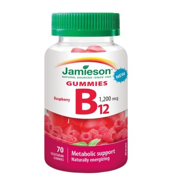 JAMIESON Vitamín B12 Gummies 1200mcg past.70
