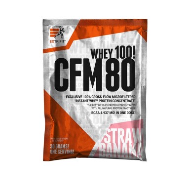 BENU.cz: V prodeji Extrifit CFM Instant Whey 80 30g strawberry -banana