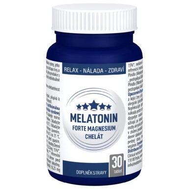 Melatonin Forte Magnesium chelát tbl.30 Clinical