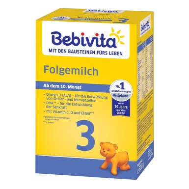 Bebivita 3 pokračovací MKV od uk.9.měsíce 500g