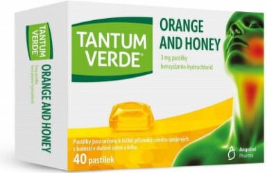 TANTUM VERDE ORANGE AND HONEY 3MG pastilka 40