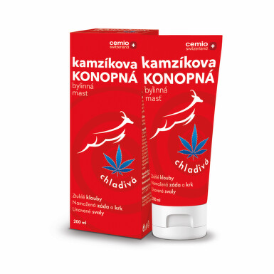 Cemio Kamzíkova konopná mast chladivá 200ml