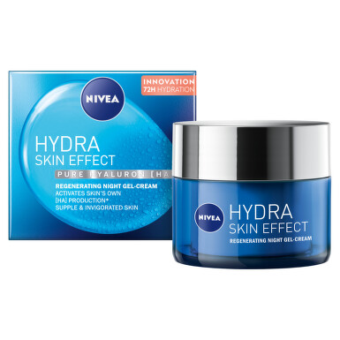 NIVEA Hydra Skin Effect Hydratační noční gel-krém 50 ml
