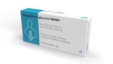 Supp.glycerini SANO Glycerín.čípky Classic 2g 10ks