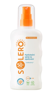 SOLERO Hydratační sprej na opalování SPF50+ 200ml