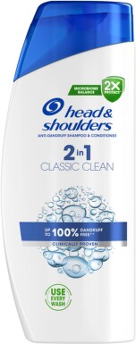 Head & Shoulders Classic Clean 2v1 Šampon a balzám na vlasy 625ml