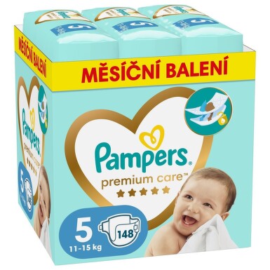 Pampers Premium Care 5 plenky 11-16kg 148ks