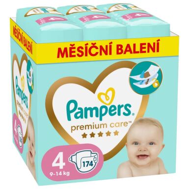 4923299- PAMPERS Premium Care vel. 4 Maxi (174 ks) - měsíční balení