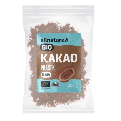 Allnature Kakaový prášek RAW BIO 200g