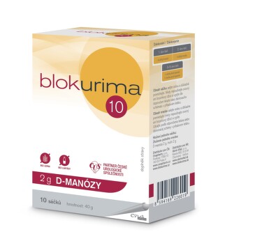 Blokurima 2g D-manózy sáčky 10x4g