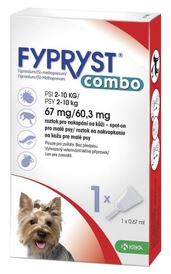 FYPRYST combo 1x0.67ml spot-on pro psy 2-10kg