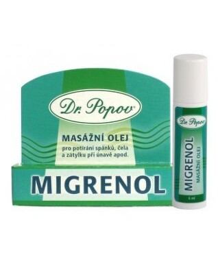 Migrenol Roll-on masážní olej 6ml Dr.Popov