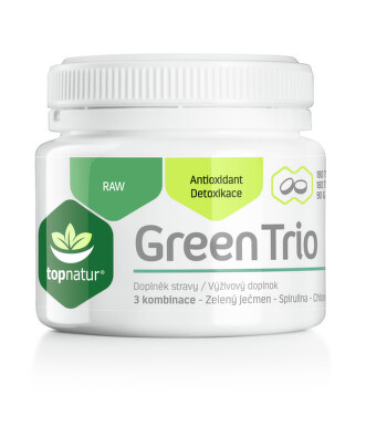 Green Trio Topnatur Chlor.Spirul.Z.ječmen tbl.180