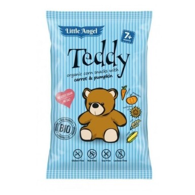 Bezlepkový snack Teddy pro děti 4x15g