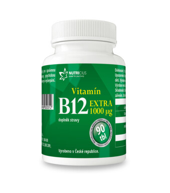 Vitamín B12 EXTRA 1000mcg tbl.90