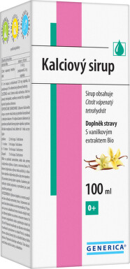 Kalciový sirup Generica 100 ml