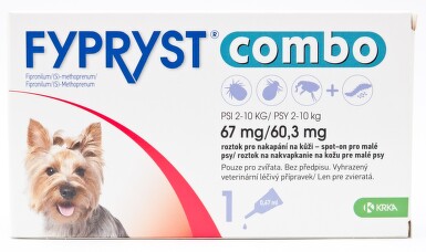 FYPRYST combo 1x0.67ml spot-on pro psy 2-10kg
