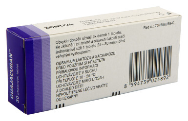 GUAJACURAN perorální obalené tablety 30X200MG