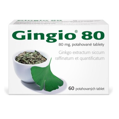 GINGIO 80 perorální potahované tablety 60X80MG