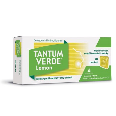 TANTUM VERDE LEMON orální podání pastilka 20X3MG