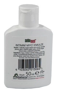 SEBAMED Intimní mycí emulze pH3.8 50ml cest.baleni