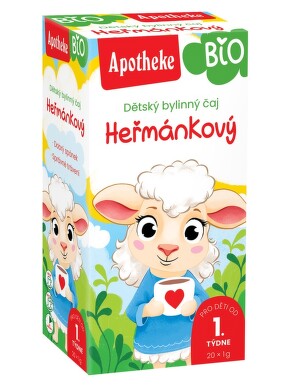 Apotheke Dětský čaj BIO heřmánkový 20x1g