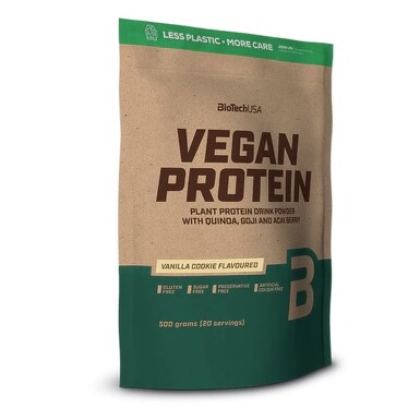 BioTech Vegan Protein 500g vanilla cookie