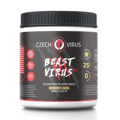 Czech Virus Beast Virus V2.0 417,5g příchuť mandarinka