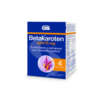 GS Betakaroten gold 15mg 80+40 kapslí