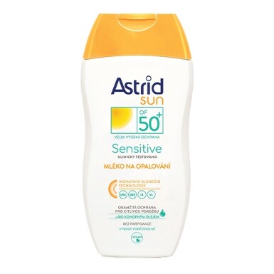 Astrid SUN Sensitive opalovací mléko OF50+ 150ml
